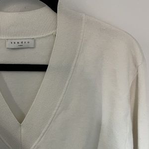 White Sandro Sweater